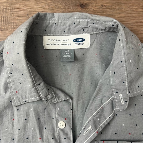 Set of 2 Old Navy Kids Short Sleeve Button Down - Picture 3 of 6